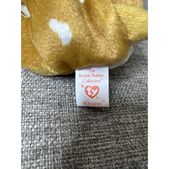 Ty Beanie Babies Whisper Deer Plush Toy - Picture 6 of 10